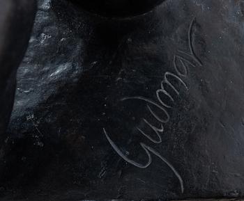 Gudmar Olovson, Statue. Signed. Numbered. Foundry mark. Bronze, height 210 cm, length 56 cm.
