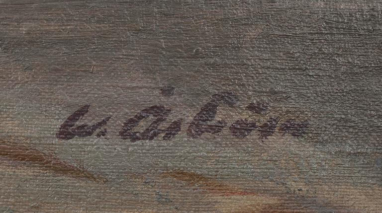 WERNER ÅSTRÖM, olja på duk, sign.