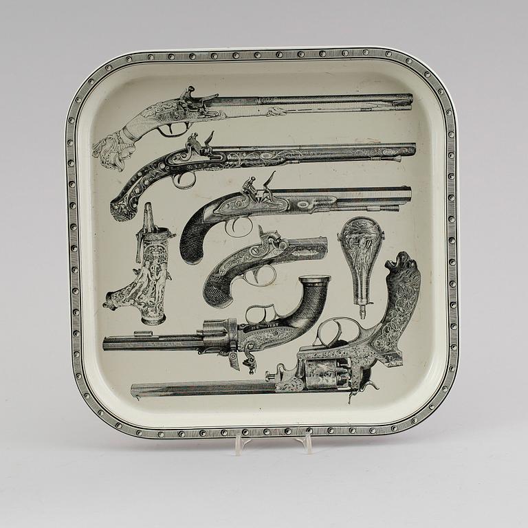 BRICKA, plåt, Piero Fornasetti Italien, 1950-tal.