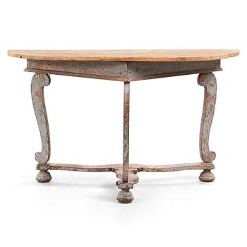 51. A Swedish Baroque table. Early 18th century.