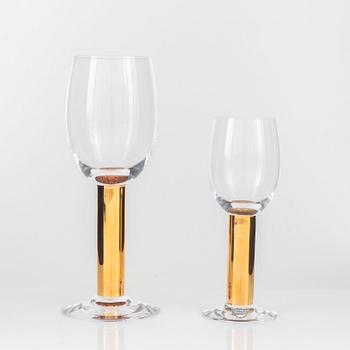 Gunnar Cyrén, glas, 4 st "Nobel", Orrefors.