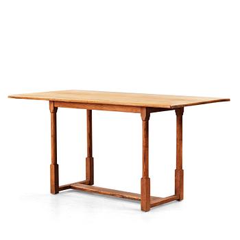 247. Carl Malmsten, a stained pine table, Sweden 1930's.