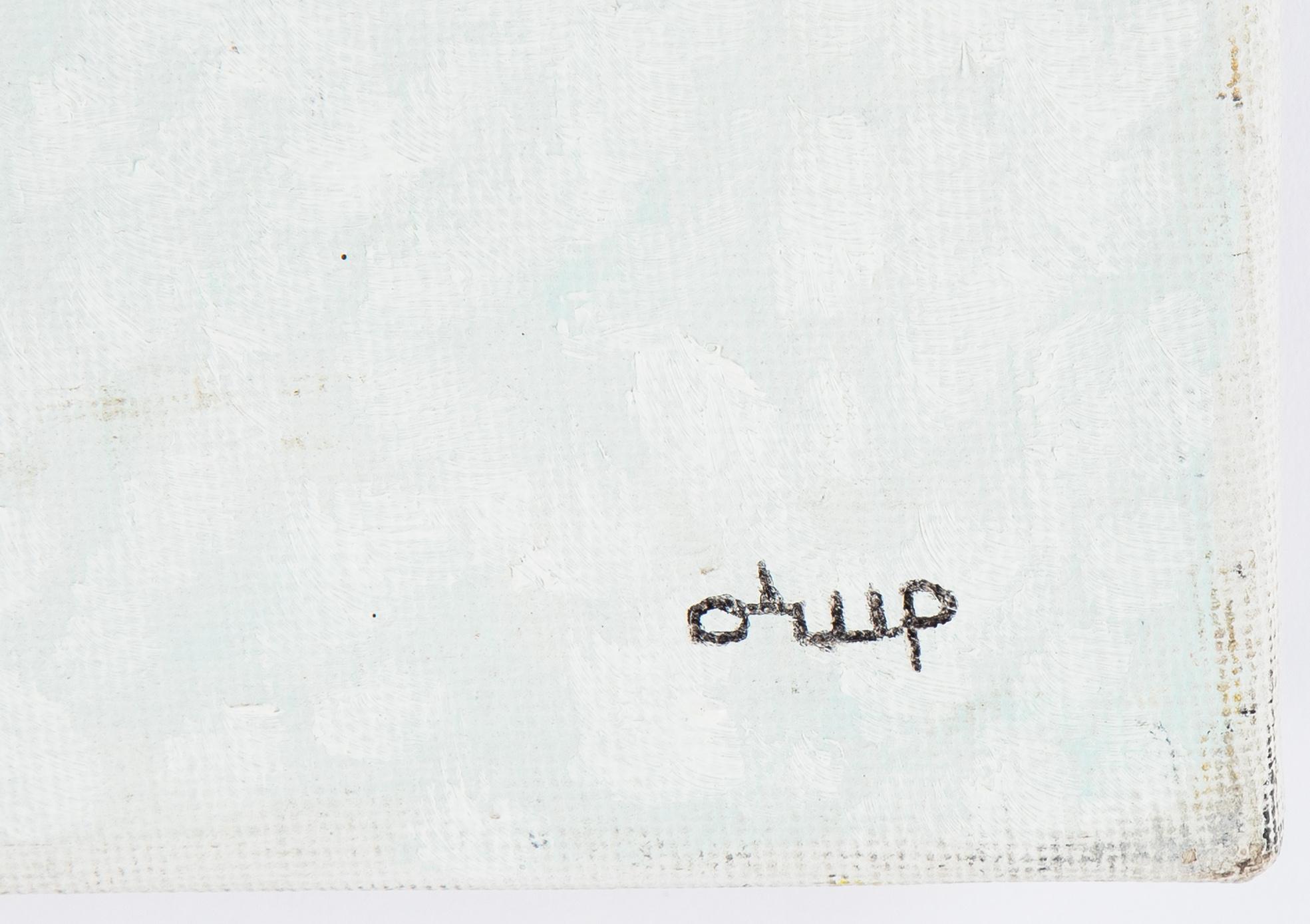 Bengt Orup, oil on canvas, signed.