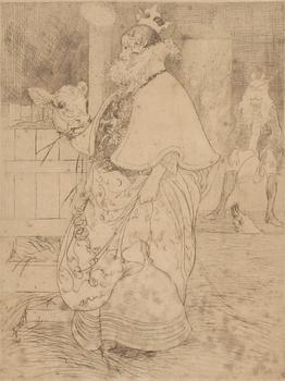 CARL LARSSON, etsning, ej sign.