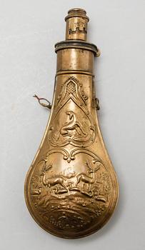 A pair of percussion guns, around the mid 19th century.