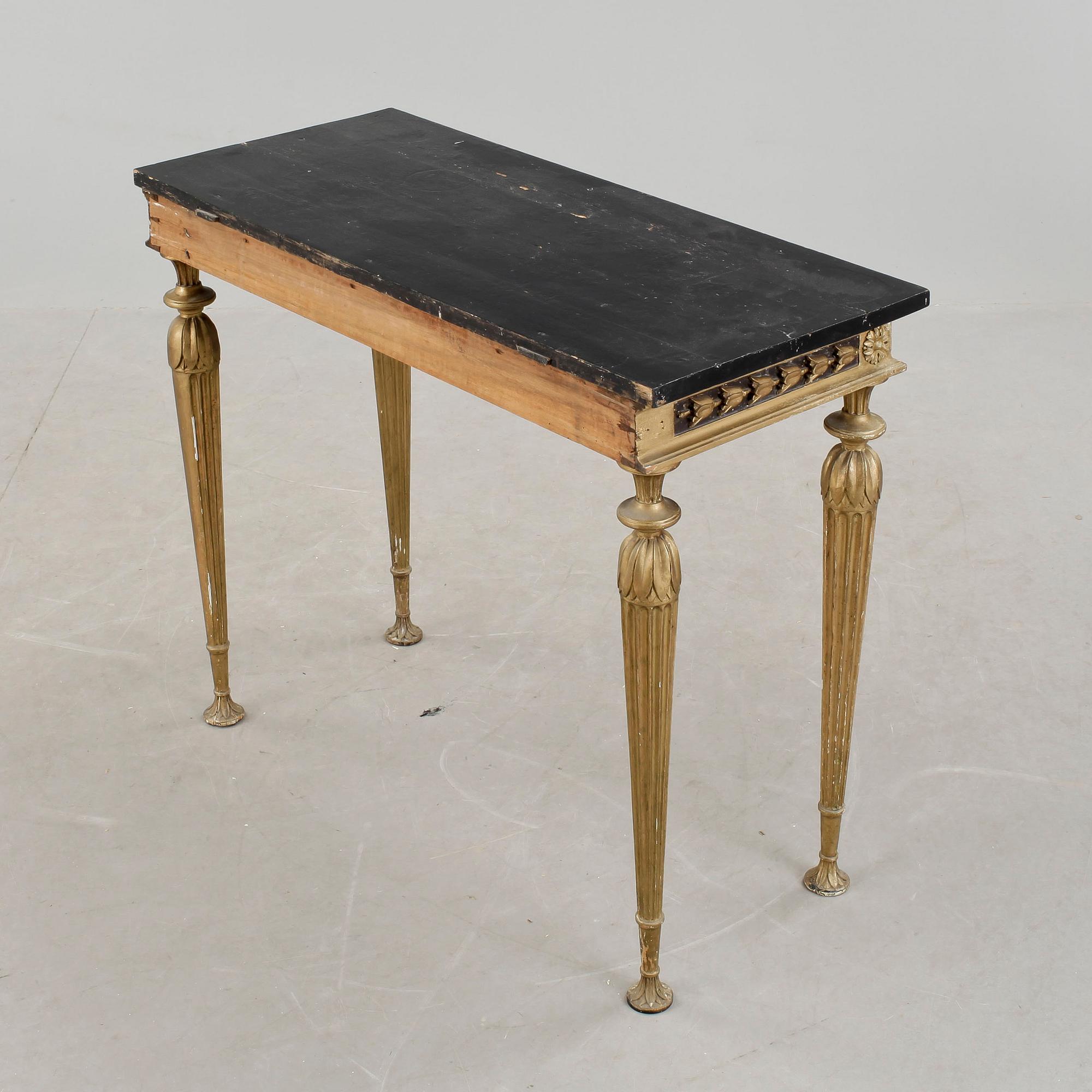 KONSOLBORD, sengustaviansk, omkr år 1800.