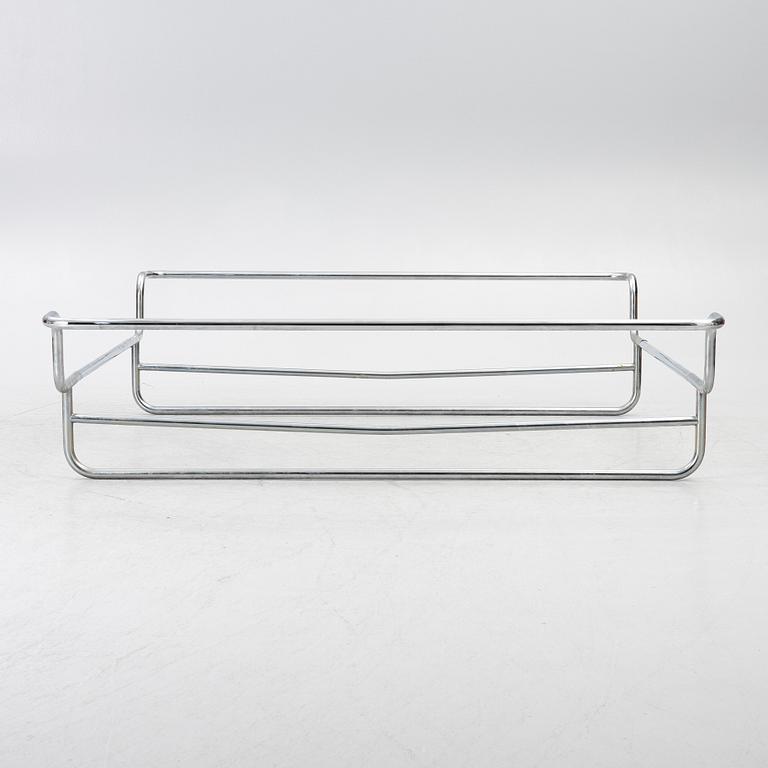 Bruno Mathsson, a chrom-plated bedframe, 'Ulla', DUX, Sweden, 1970's.