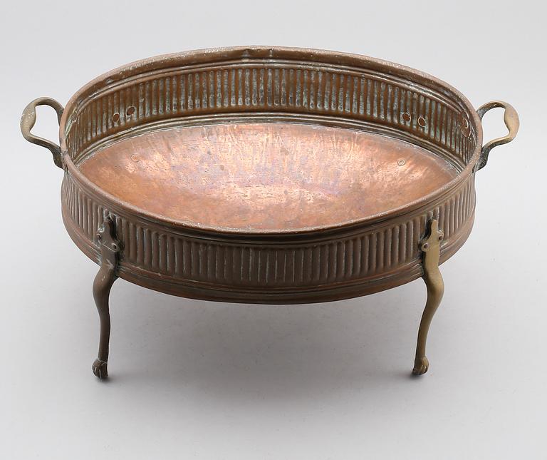 JARDINJÄR, koppar och mässing, 1800-tal.