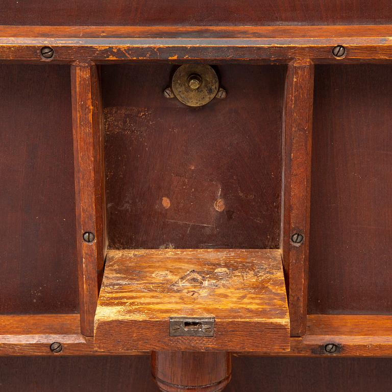 A 19th century mahogany table.