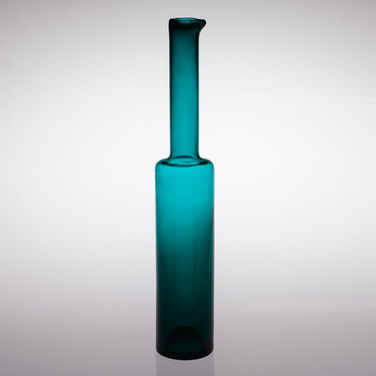 FLASKA, glas, signerad Nanny Still Riihimäen Lasi Oy.