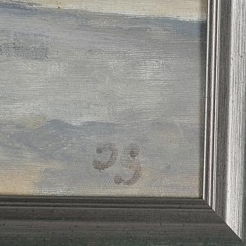 HUGO ZUHR, olja på duk, monogramsignerad, daterad 1950/51 á tergo.