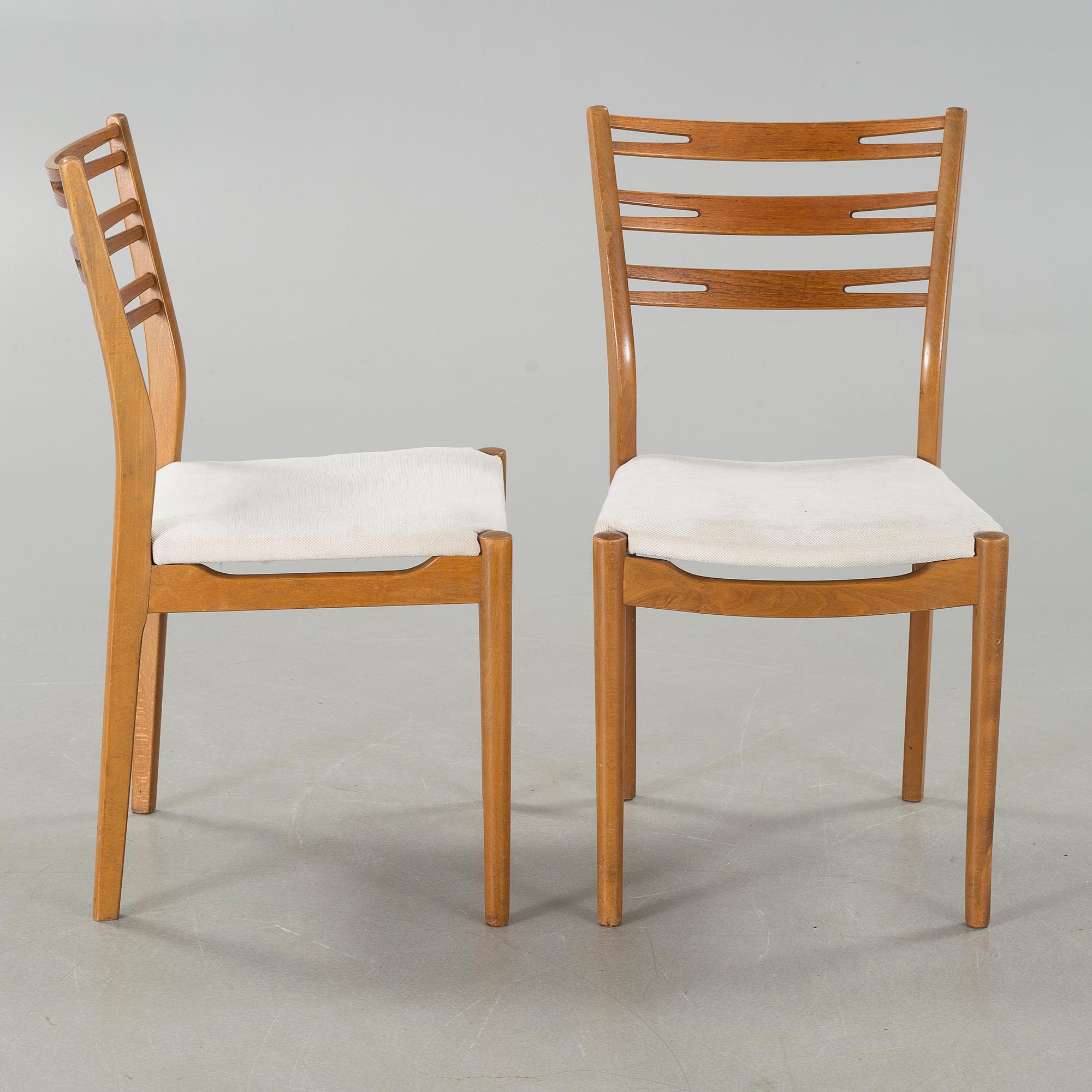 Four chairs from Ikea, model "Klint", 1950s/60s.