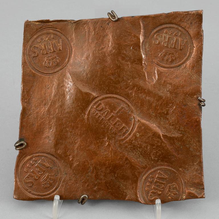 KOPPARMYNT, 1 DALER silvermynt, Adolf Fredriks monogram 1758.