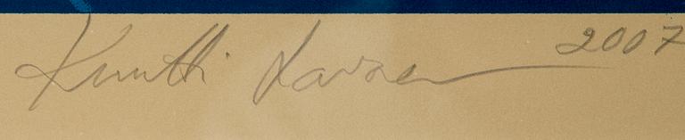 KUUTTI LAVONEN, litografia, signeerattu, numeroitu 36/60, ja päivätty 2007.