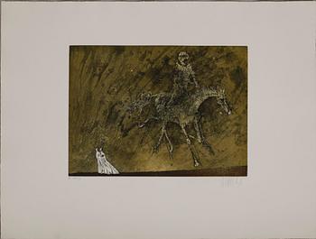 LARS BO, 5 st, färgetsningar, sign och numr 29/40.