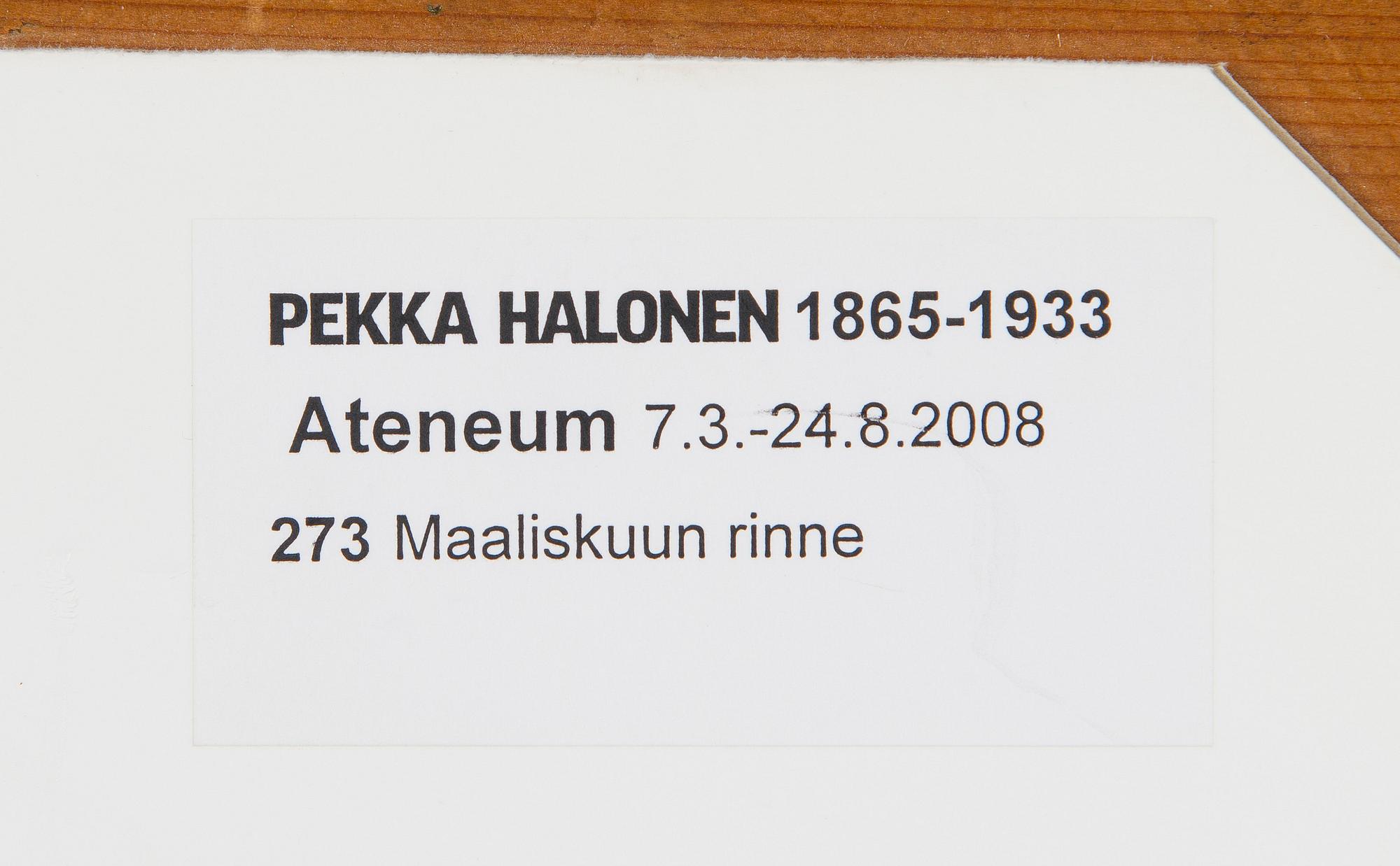 Pekka Halonen, Maaliskuun rinne.
