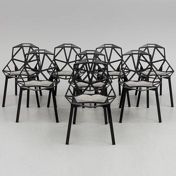 STOLAR, 8 st, "Chair one", Konstantin Grcic, Magis, Italien, 2000-tal.