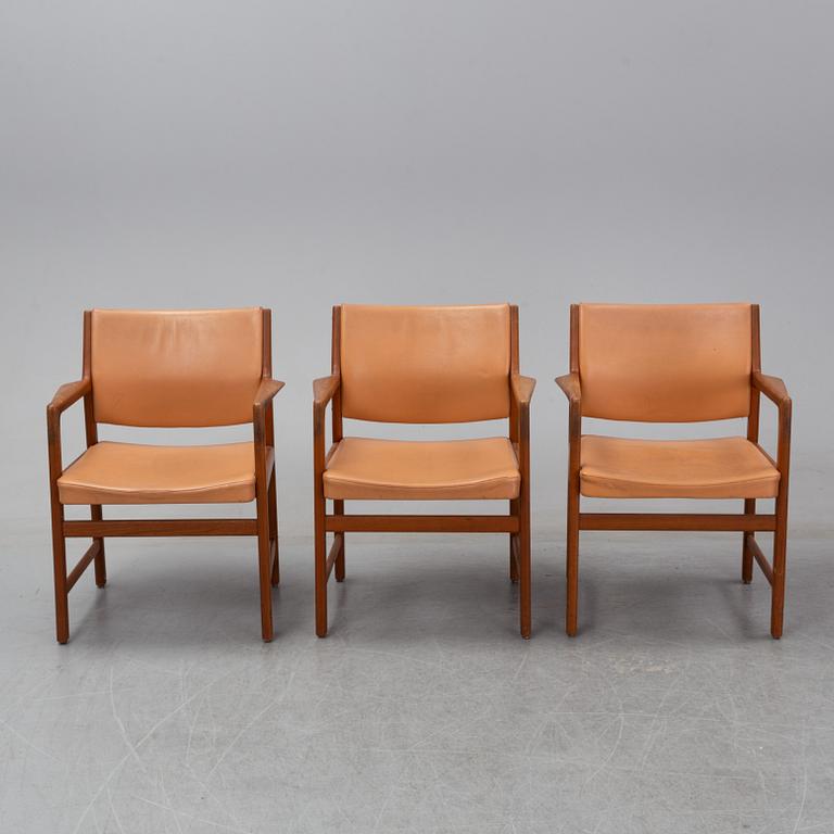 Eleven 1960's teak armchairs by Karl Erik Ekselius for JOC Vetlanda.