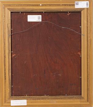 Edvard Rosenberg, landscape with a church.