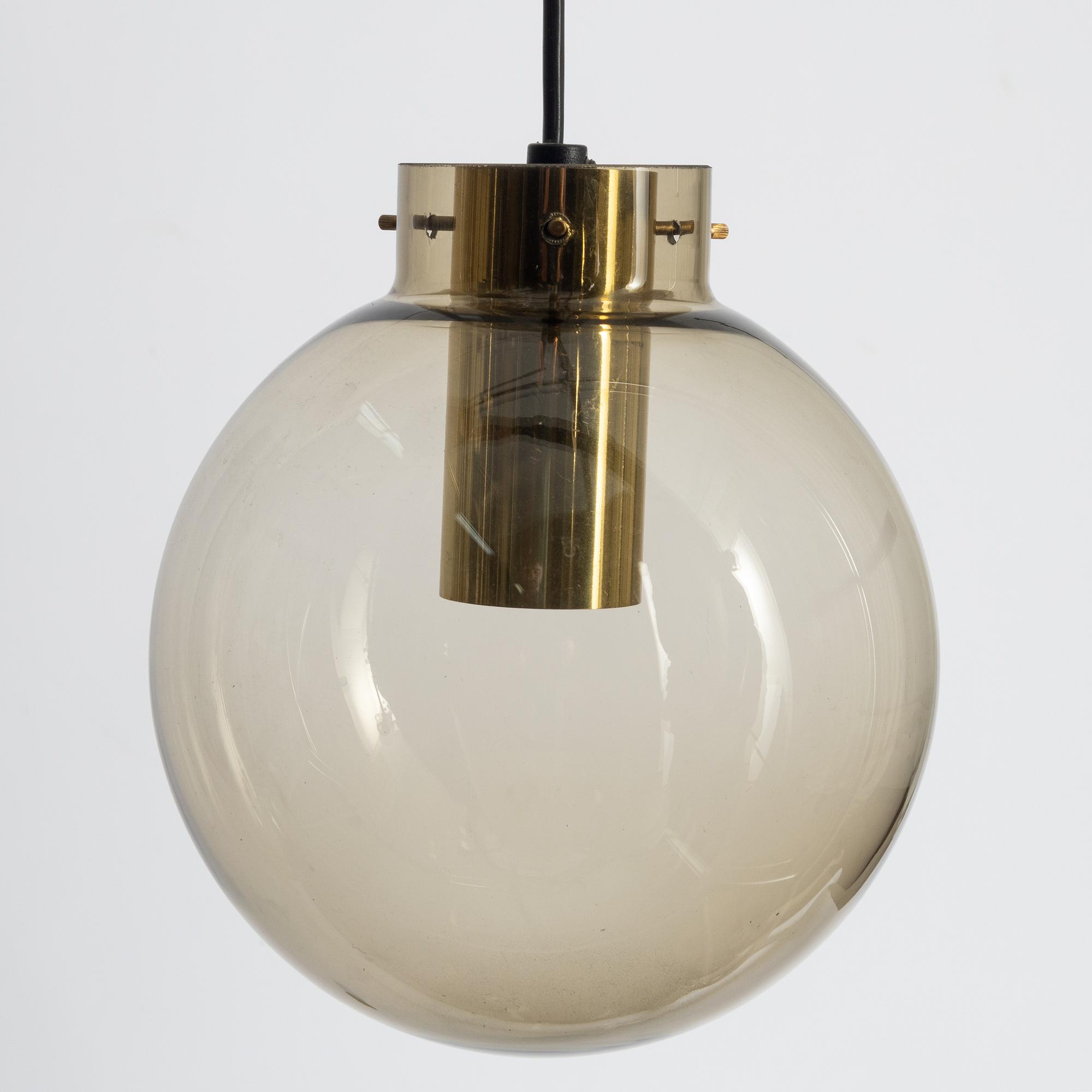 Jonas Hidle, taklampa, modell 7503-3, Høvik Lys, Norge, 1900-talets andra hälft.