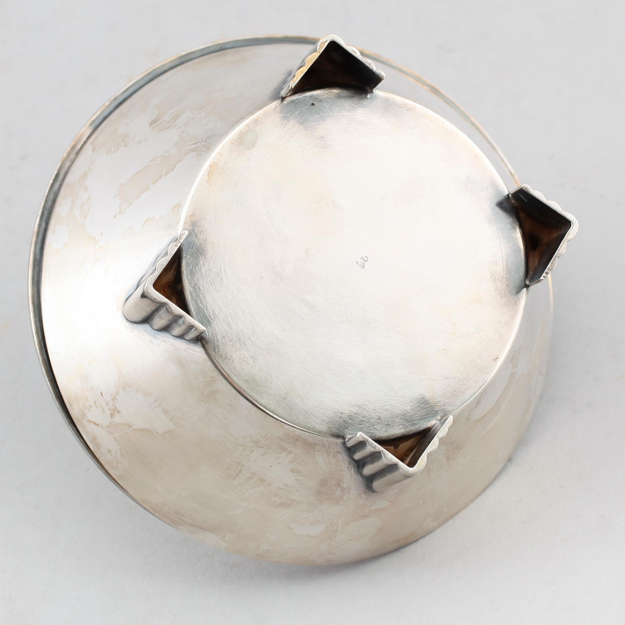 LOCKASK, nysilver, 1900-talets första hälft.