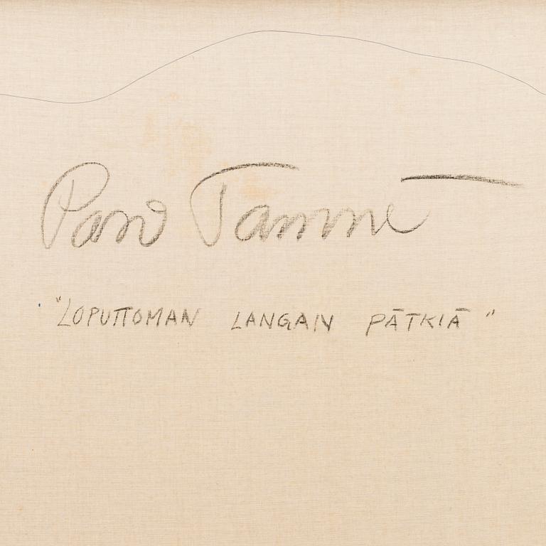 PASI TAMMI, "LOPUTTOMAN LANGAN PÄTKIÄ".