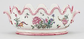 JARDINIÈRE, fajans, Gien, Frankrike, tidigt 1900-tal.