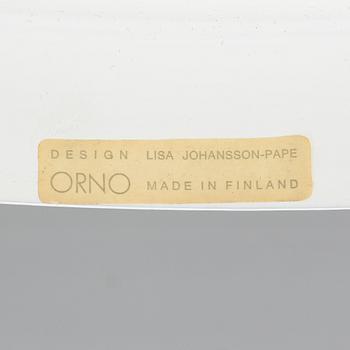 Lisa Johansson-Pape, taklampor, 3 st, modell 71-149 Stockmann Orno 1960-tal.