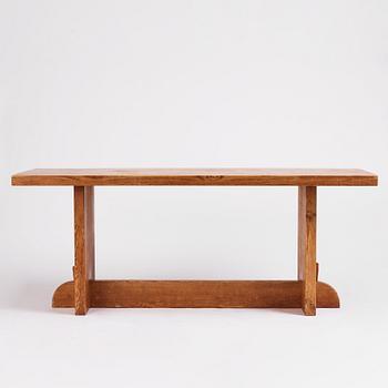 Axel Einar Hjorth, a "Lovö" stained pine table, Nordiska Kompaniet 1930s.