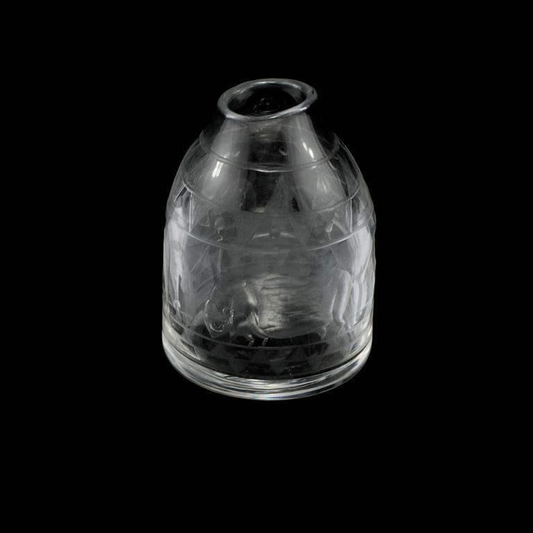 VAS, glas, Erik Höglund, Boda glasbruk, 1900-talets andra hälft.