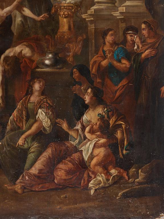 Anton (Antoni) Goubau Attributed to, Antique scene with Alexander the Great.