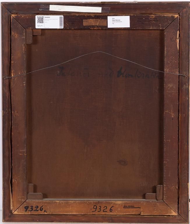 Birger Simonsson, "Interiör med blomkruka".