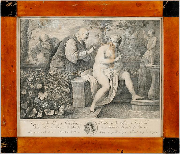 ÉMILE ANDRÉ BOISSEAU, bla, efter, 2 st, 1700-/1800-tal.