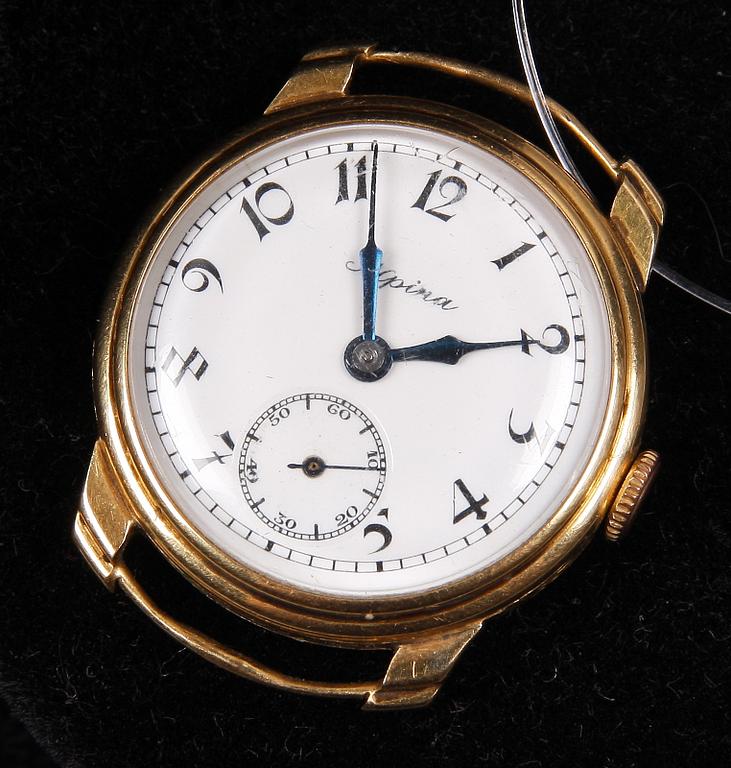 ARMBANDSUR, 18K guld, Alpina.
