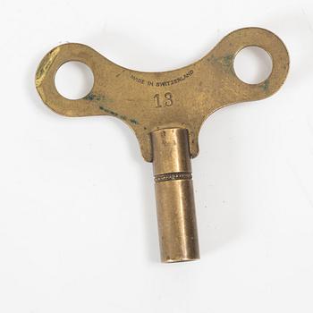 A Rococo wall clock, second half of the 18th Century.