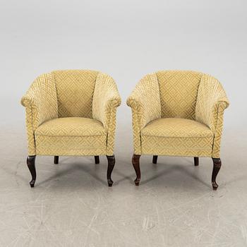 Chairs, a pair from the 1940s.