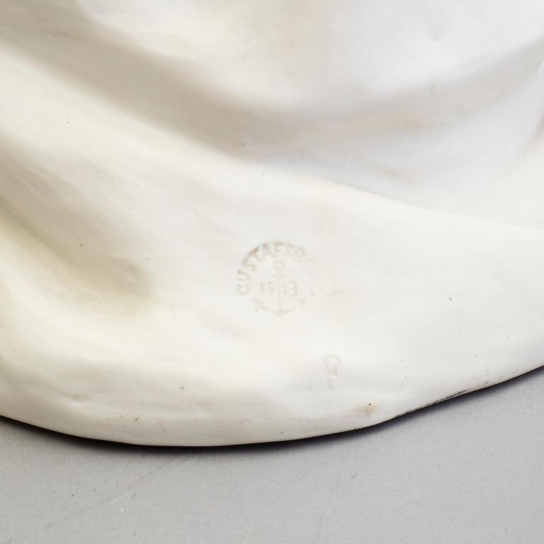 TWO PARIAN FIGURES, Gustafsberg 1907 and 1913.