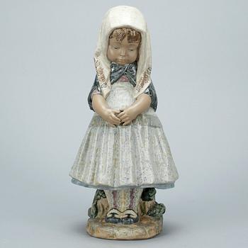 FIGURIN, keramik, Lladro, märkt RA, Spanien. 1900-talets andra hälft.