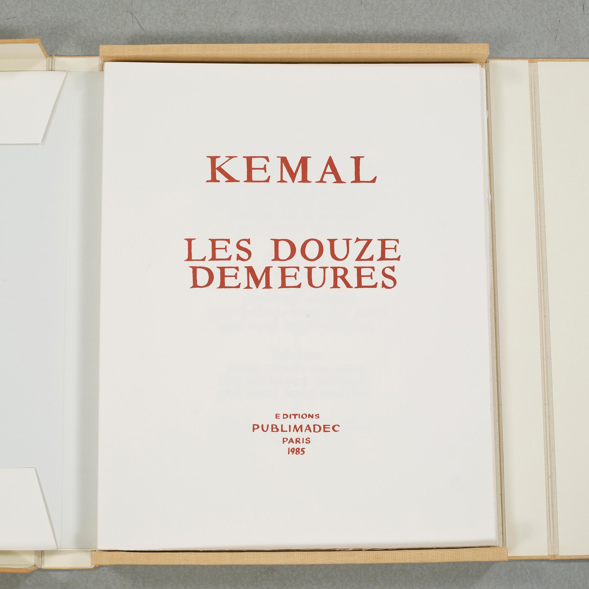 SIRBEGOVIC KEMAL, mapp med 12 färetsningar, signerade, daterade -84  och numrerade EA 2/12.