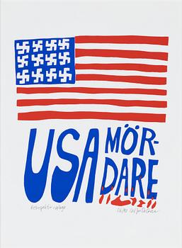 Carl Johan De Geer, "USA mördare".