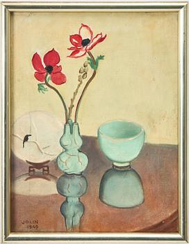 Einar Jolin, Still life with oriental objects.