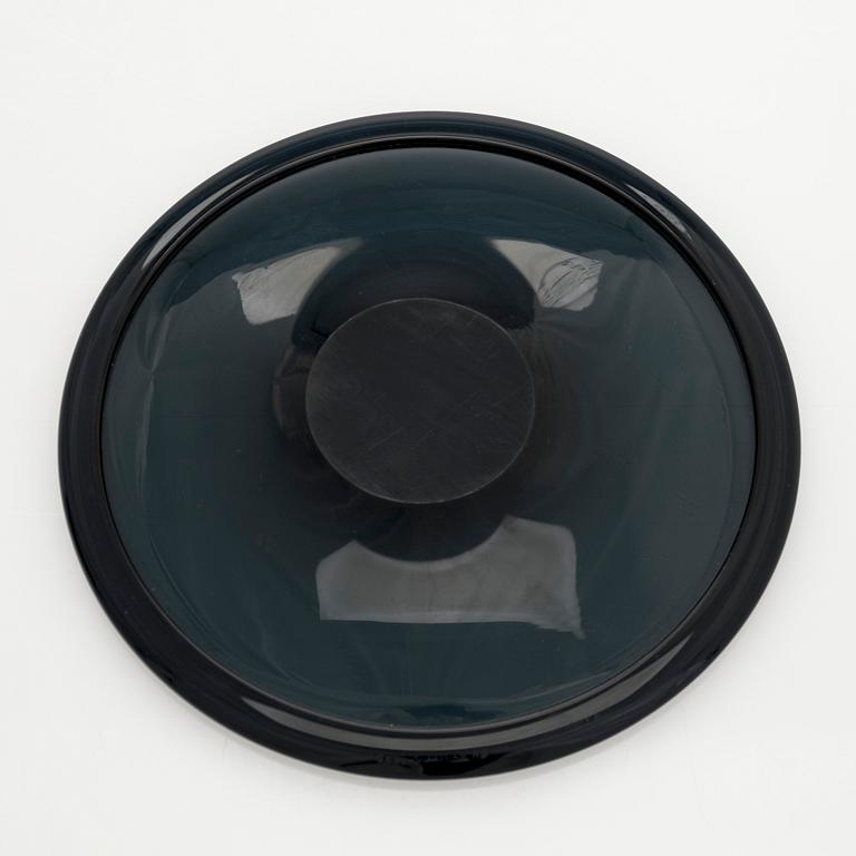 Timo Sarpaneva, tallrikar, 10 st, "Bandkant", signerade Timo Sarpaneva Iittala -57.
