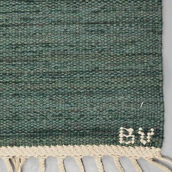 MATTO, "Enfärgad BV", flat weave, ca 368 x 118 cm, signed AB MMF BV.