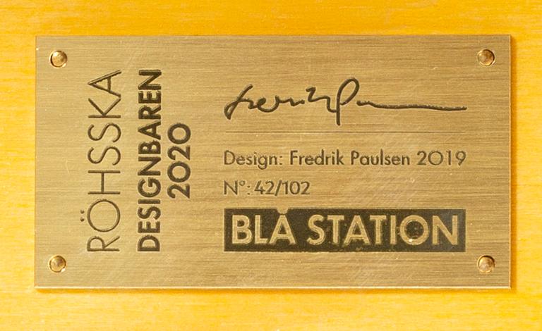 FREDRIK PAULSEN, "Röhsska"Designbaren, chair, Blå Station 2020, Chair 42/102.