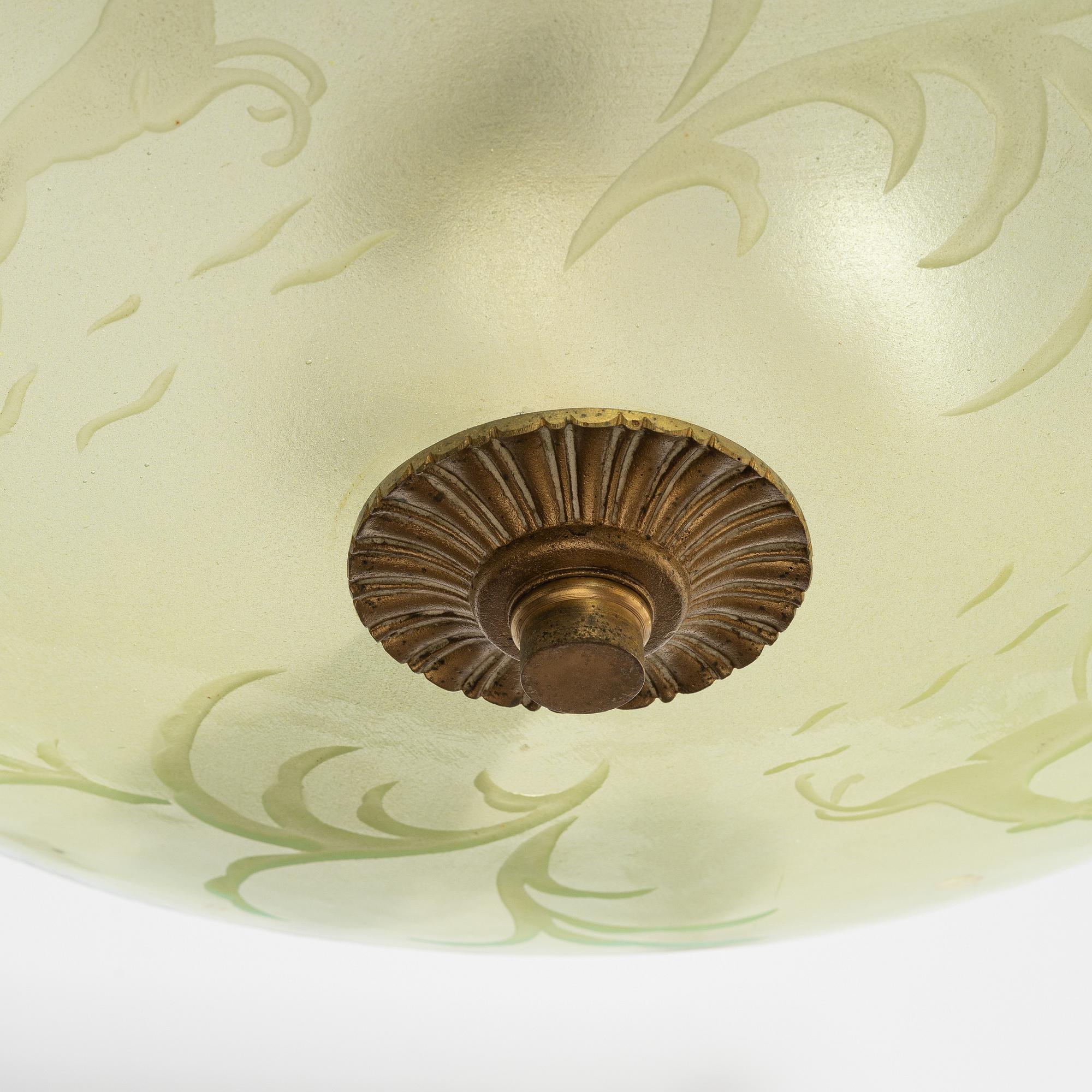 Ceiling lamp, 1930s/40s.