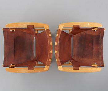 CARL-AXEL ACKING, a pair of 'Trienna' easy chairs, Källemo Sweden.