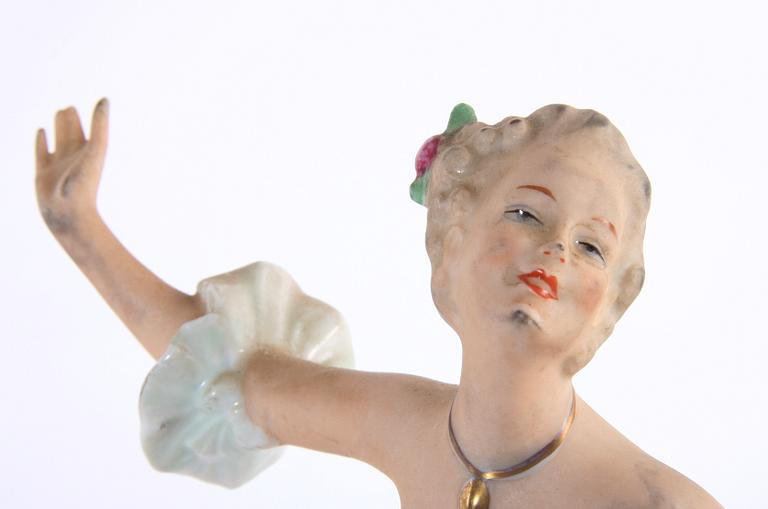 FIGURINER, 2 st, porslin, Wallendorf.