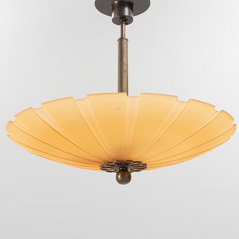 Malmö Metallvarufabrik, a ceiling lamp, model "661", 1930s.