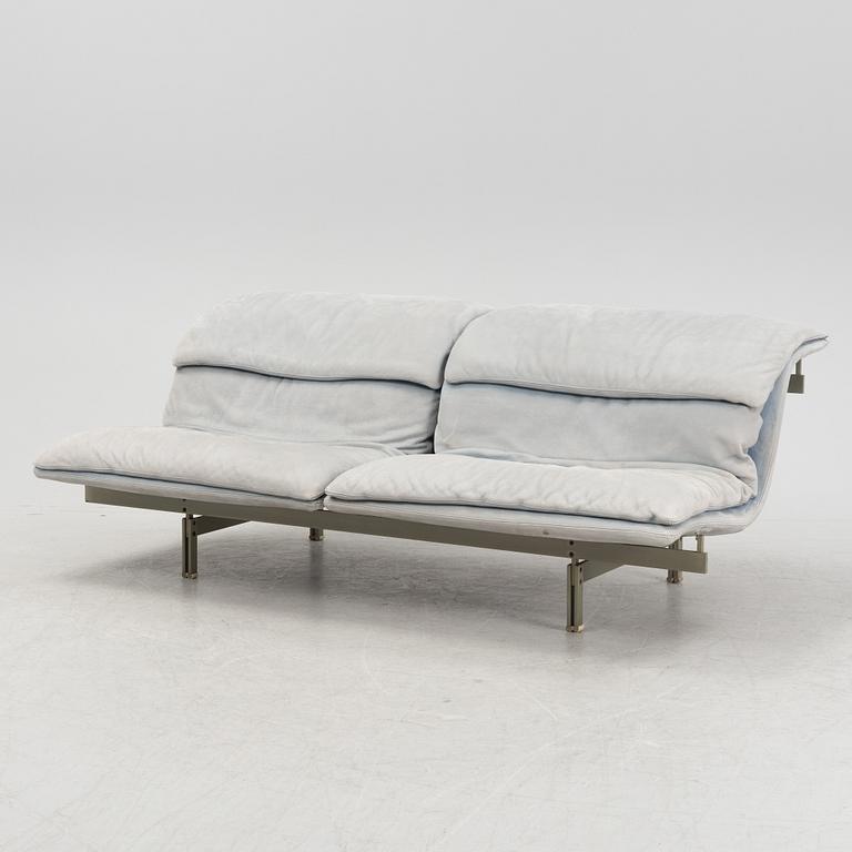 Giovanni Offredi, a 'Wave' suede sofa, Saporiti, Italy.