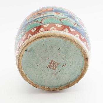 Bojan, porslin, sen Qing, Kina 1800-tal.